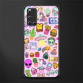 alien stickers studio glass case for vivo v19 image