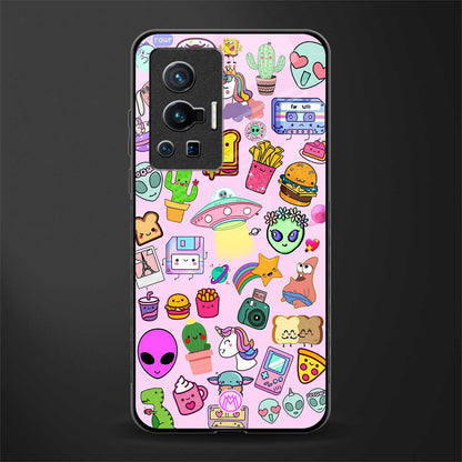 alien stickers studio glass case for vivo x70 pro image