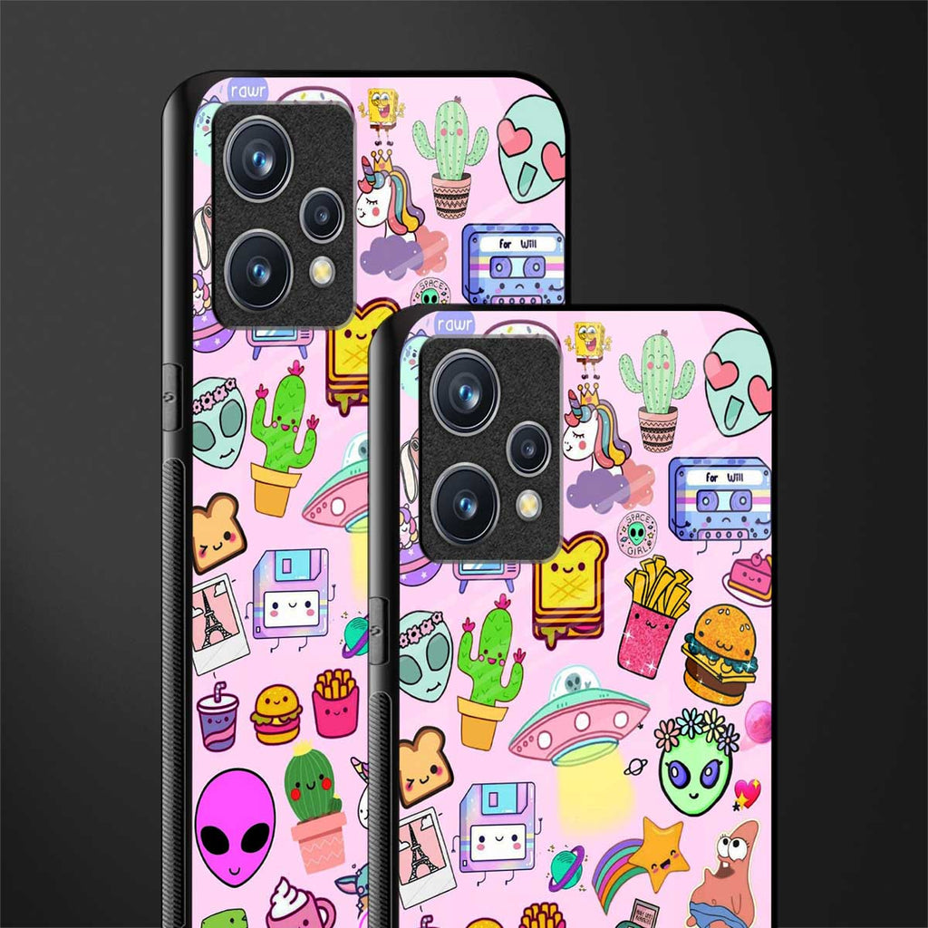alien stickers studio glass case for realme 9 pro plus 5g image-2