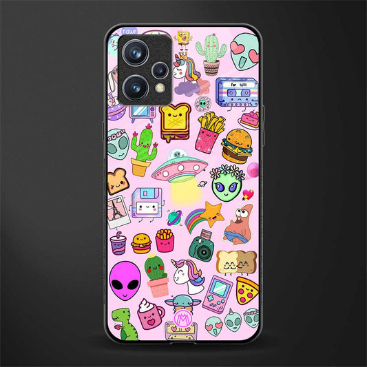 alien stickers studio glass case for realme 9 pro plus 5g image