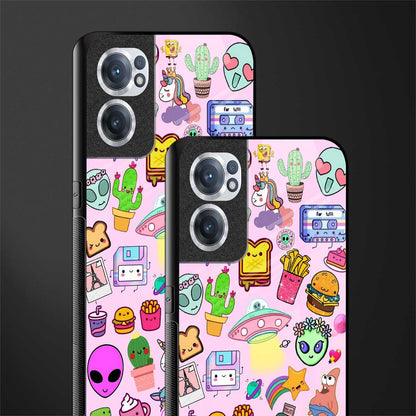 alien stickers studio glass case for oneplus nord ce 2 5g image-2
