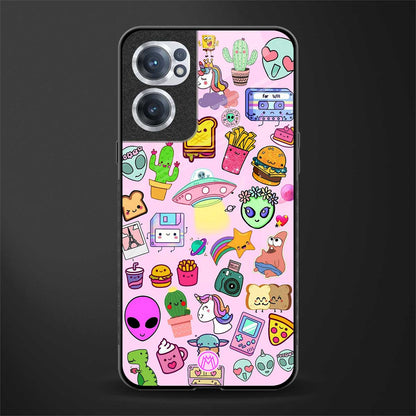 alien stickers studio glass case for oneplus nord ce 2 5g image