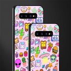 alien stickers studio glass case for samsung galaxy s10 image-2