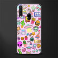 alien stickers studio glass case for vivo y17 image