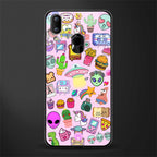 alien stickers studio glass case for vivo y95 image