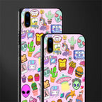 alien stickers studio glass case for vivo v11 pro image-2