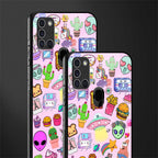 alien stickers studio glass case for samsung galaxy a21s image-2