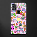 alien stickers studio glass case for samsung galaxy a21s image