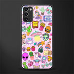 alien stickers studio glass case for samsung galaxy note 20 image