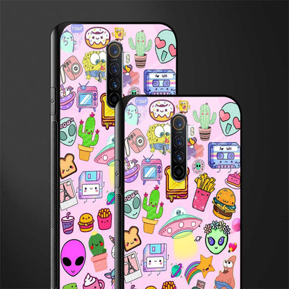 alien stickers studio glass case for realme x2 pro image-2