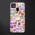 alien stickers studio glass case for oppo a15 image