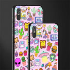 alien stickers studio glass case for redmi 9a image-2