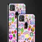alien stickers studio glass case for redmi 9c image-2