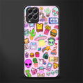 alien stickers studio glass case for samsung galaxy f62 image