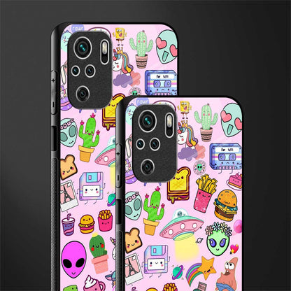 alien stickers studio glass case for redmi note 10s image-2