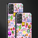 alien stickers studio glass case for samsung galaxy a72 image-2
