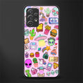 alien stickers studio glass case for samsung galaxy a72 image