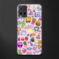 alien stickers studio glass case for vivo y21 image