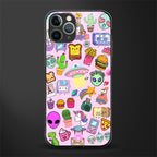 alien stickers studio glass case for iphone 11 pro max image