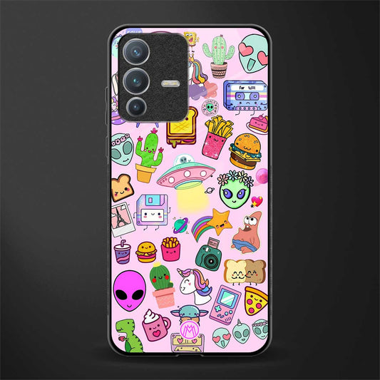 alien stickers studio glass case for vivo v23 pro 5g image