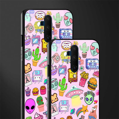 alien stickers studio glass case for oneplus 7t pro image-2