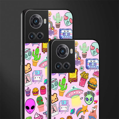 alien stickers studio back phone cover | glass case for oneplus 10r 5g