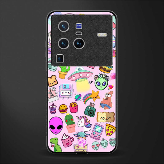 alien stickers studio glass case for vivo x80 pro 5g image