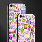 alien stickers studio glass case for iphone se 2020 image-2