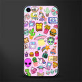 alien stickers studio glass case for iphone se 2020 image