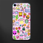alien stickers studio glass case for iphone 8 image