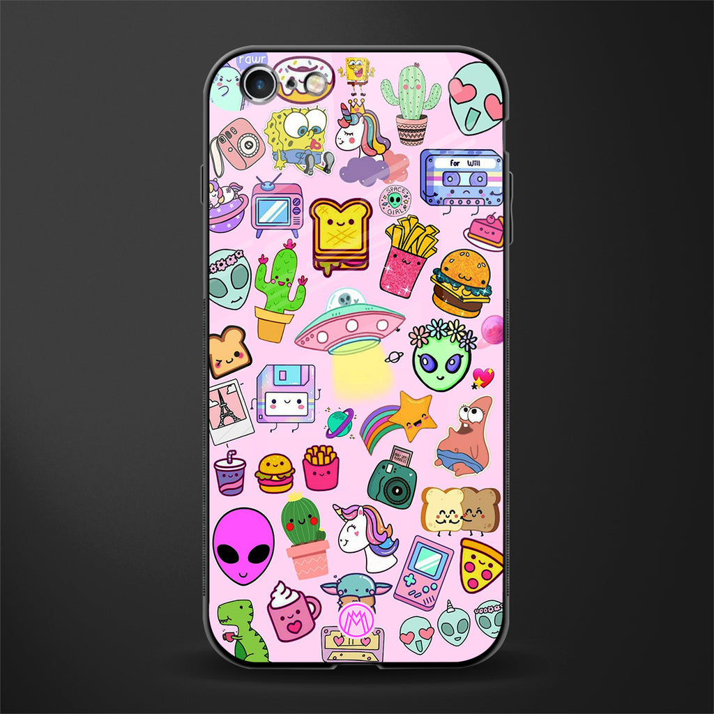 alien stickers studio glass case for iphone 6s image