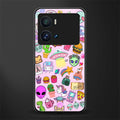 alien stickers studio back phone cover | glass case for iQOO 9 Pro