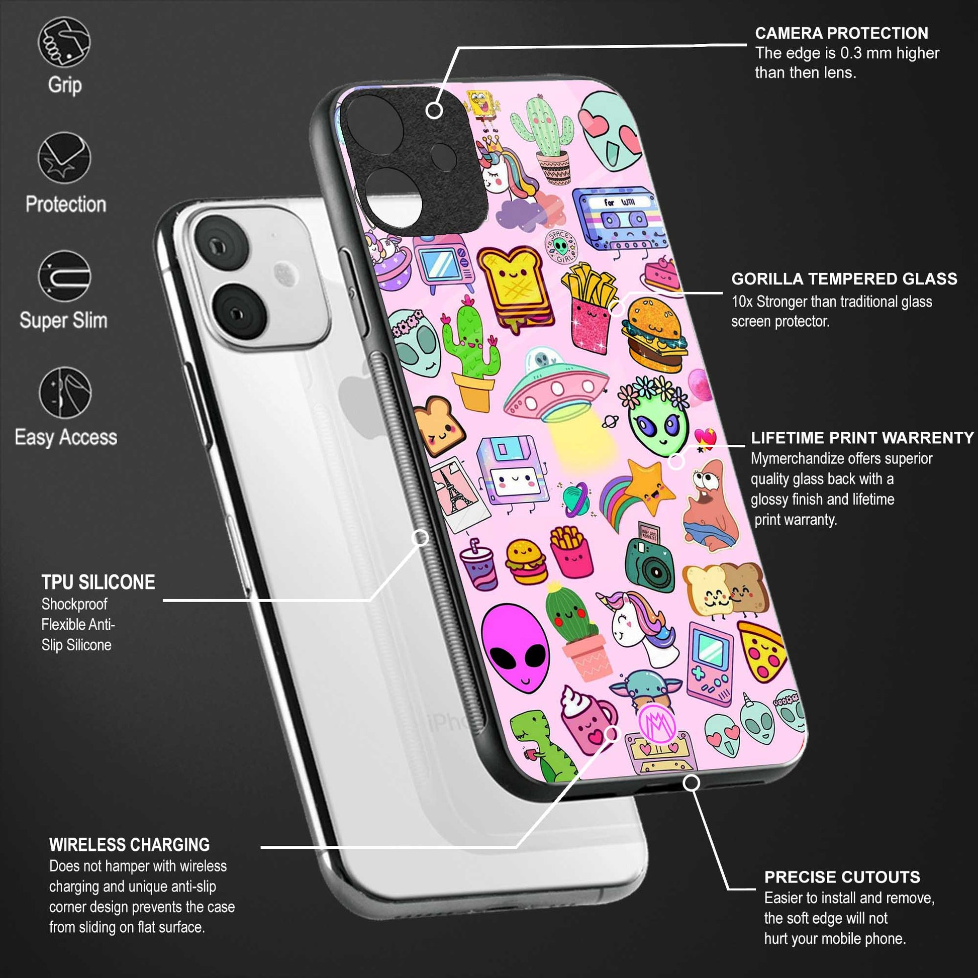 alien stickers studio glass case for samsung galaxy a71 image-4