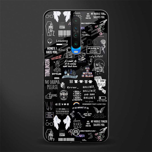 all is better in black glass case for poco x2 image