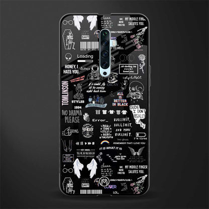 all is better in black glass case for oppo reno 2f image