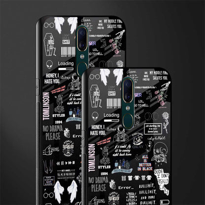 all is better in black glass case for oppo a9 image-2