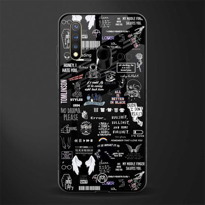 all is better in black glass case for vivo y19 image