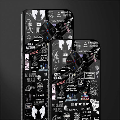 all is better in black glass case for vivo s1 pro image-2