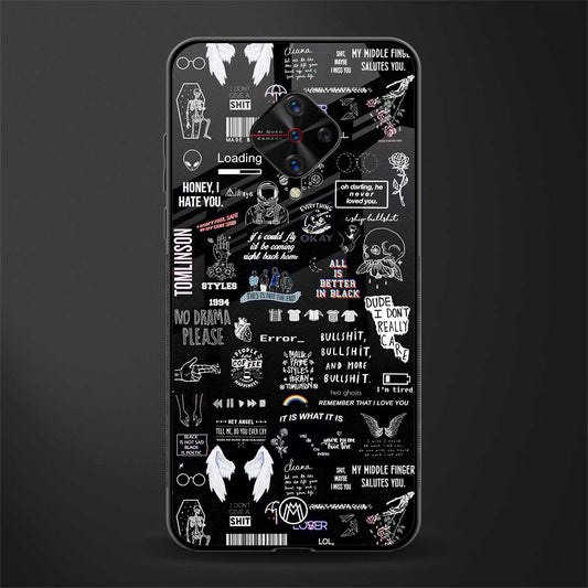 all is better in black glass case for vivo s1 pro image