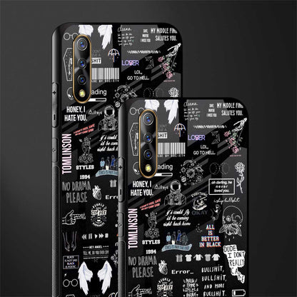 all is better in black glass case for vivo z1x image-2