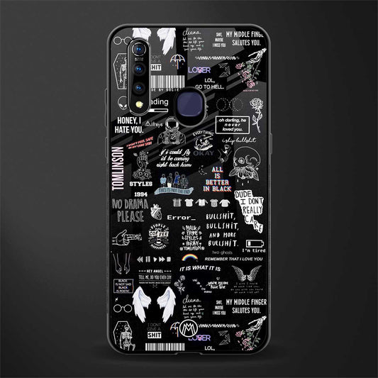 all is better in black glass case for vivo z1 pro image