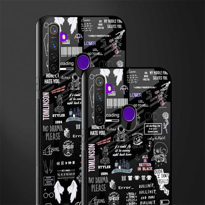 all is better in black glass case for realme 5 image-2