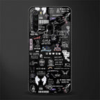 all is better in black glass case for redmi note 8 image