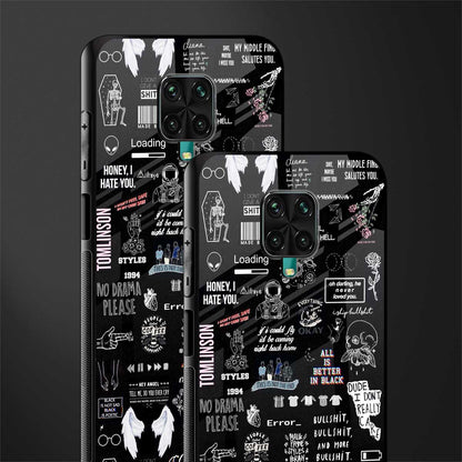 all is better in black glass case for poco m2 pro image-2