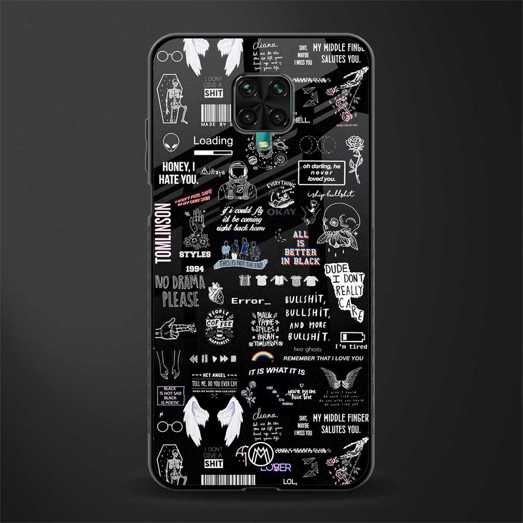 all is better in black glass case for poco m2 pro image