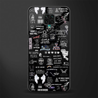 all is better in black glass case for poco m2 pro image