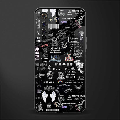 all is better in black glass case for realme 6 image