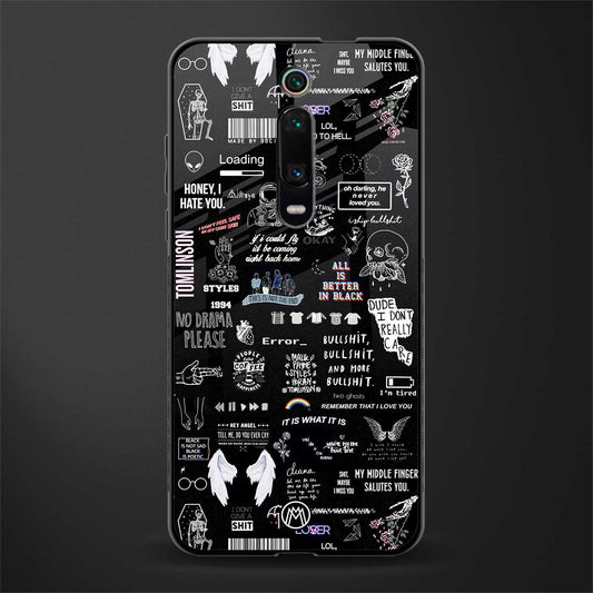all is better in black glass case for redmi k20 image