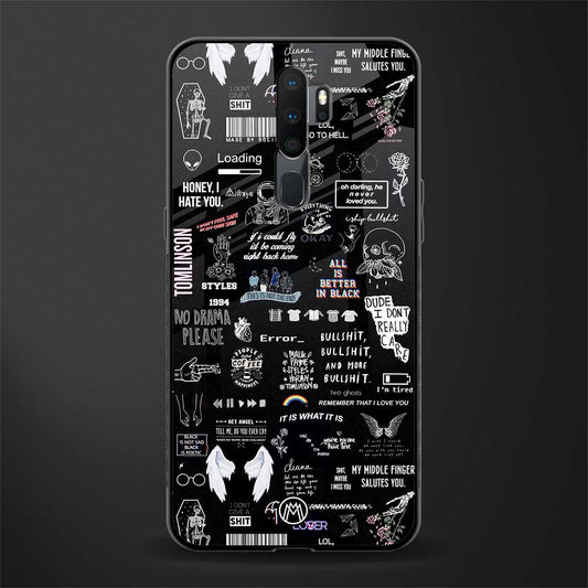 all is better in black glass case for oppo a9 2020 image