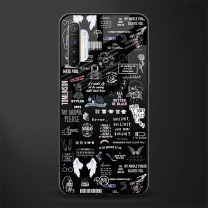 all is better in black glass case for realme x2 image